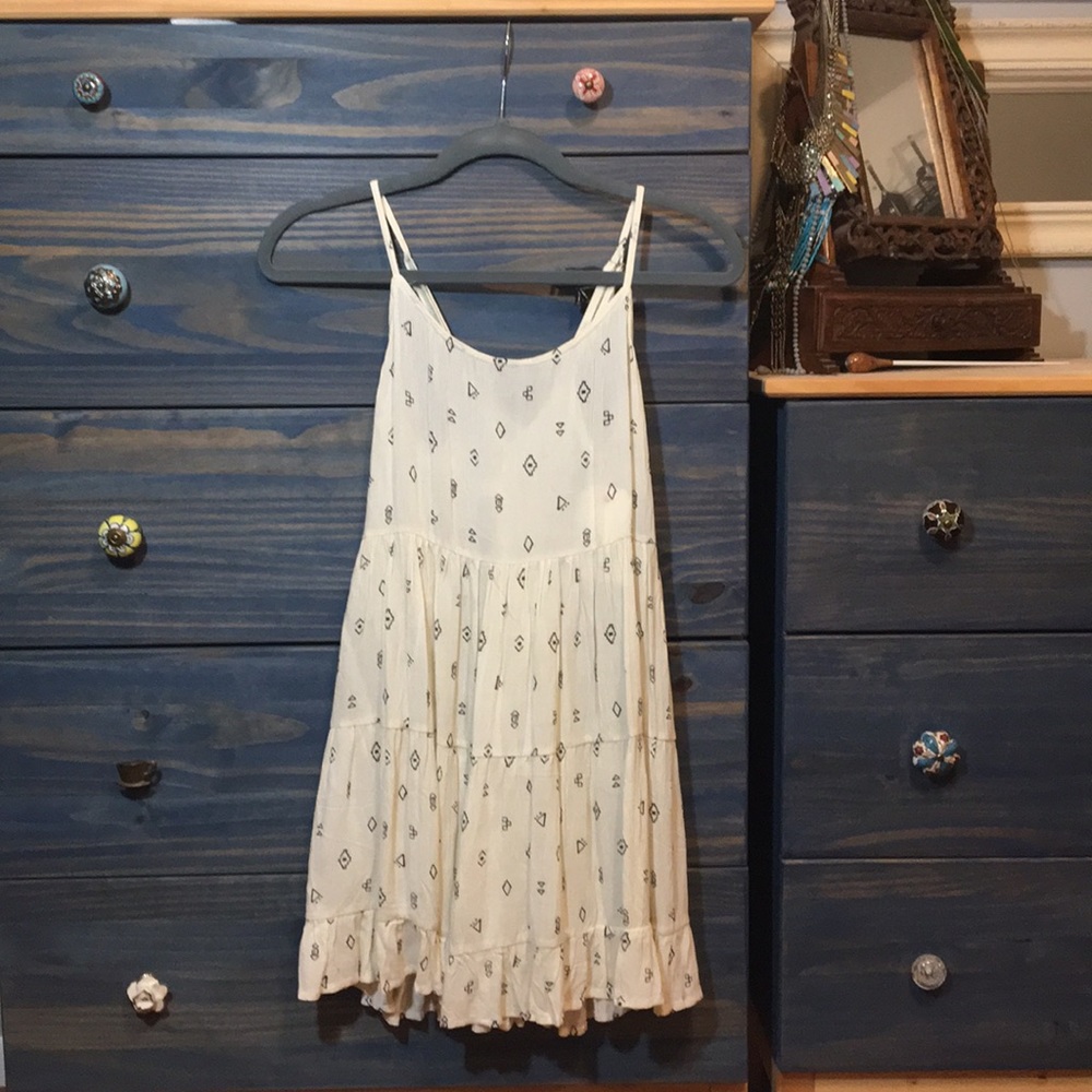 Billabong light geometric printed sundress